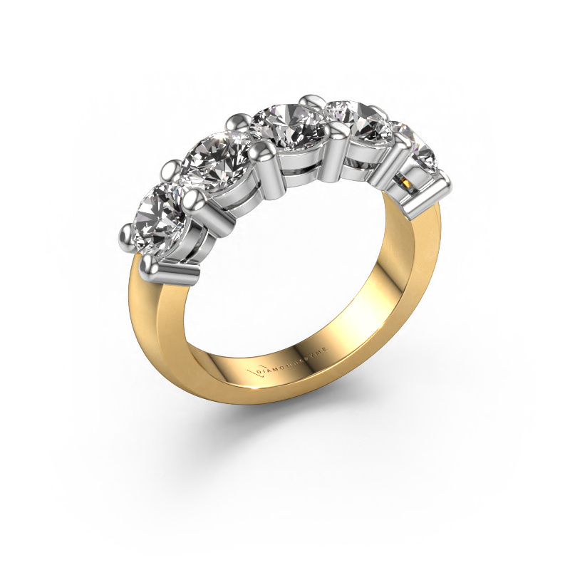 Image de Bague Michelle 5 585 or jaune Diamant 2.00 crt