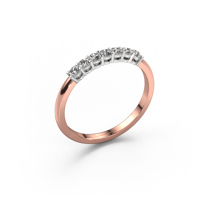 Image of Ring Michelle 7 585 rose gold Zirconia 2 mm