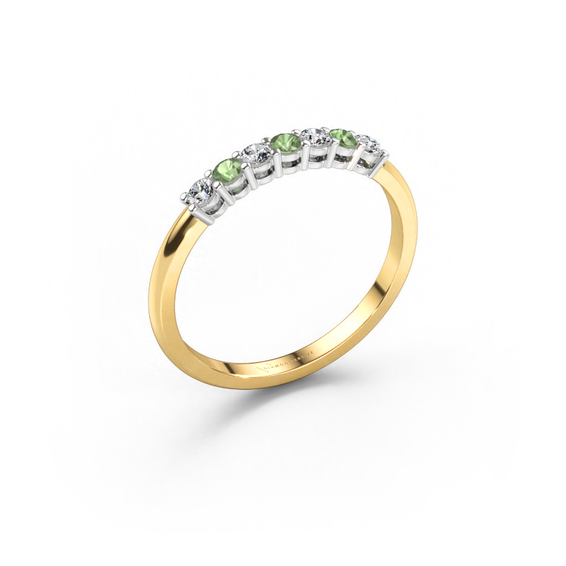 Bild von Ring Michelle 7 585 Gold Turmalin grün 2 mm