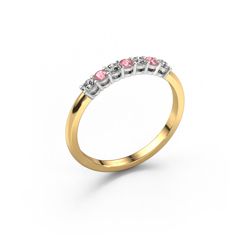 Bild von Ring Michelle 7 585 Gold Turmalin rosa 2 mm