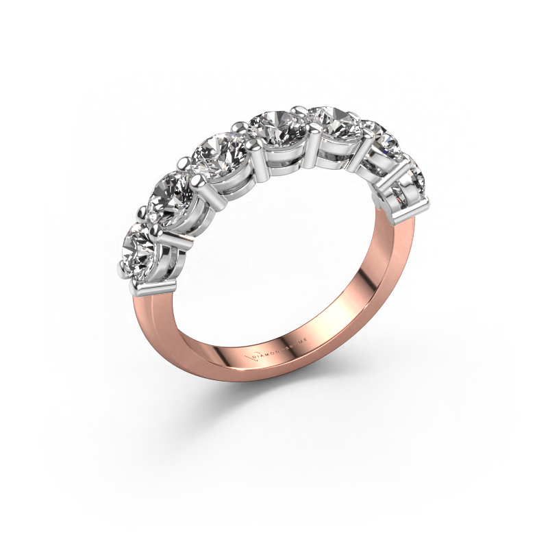Image of Ring Michelle 7 585 rose gold Diamond 2.100 crt