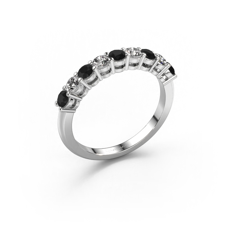 Image de Bague Michelle 9 950 platine Diamant noir 0.80 crt