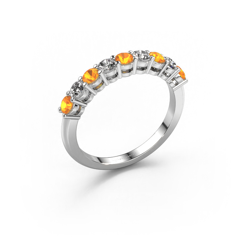 Image of Ring Michelle 9 950 platinum Citrin 2.7 mm