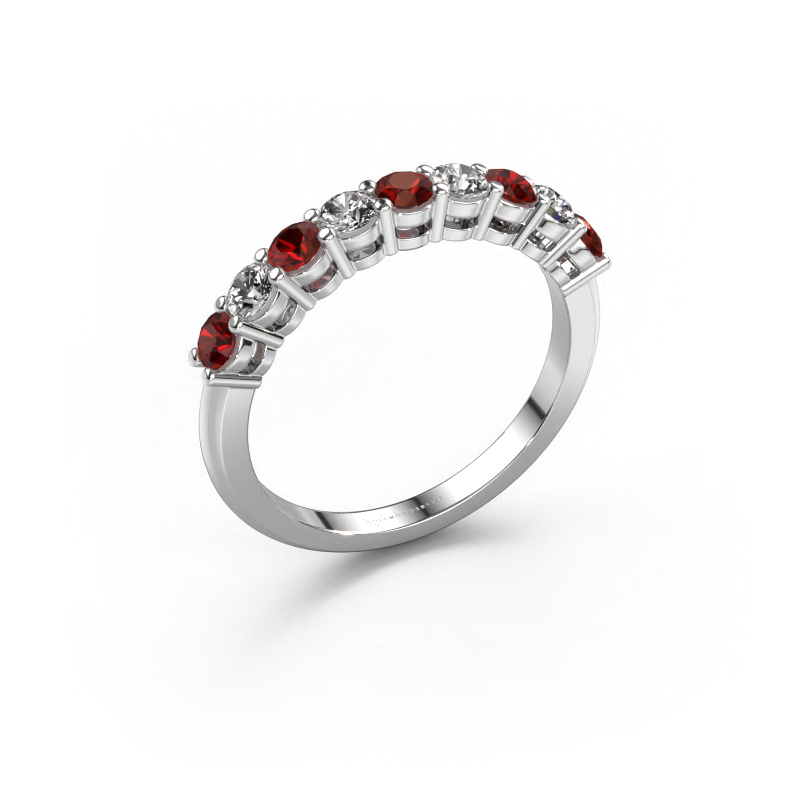 Image of Ring Michelle 9 950 platinum Garnet 2.7 mm