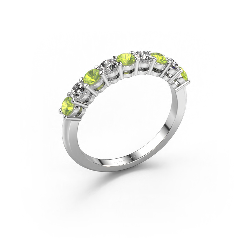 Bild von Ring Michelle 9 950 Platin Peridot 2.7 mm