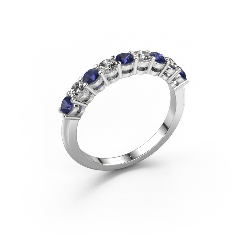 Image of Ring Michelle 9 950 platinum Sapphire 2.7 mm