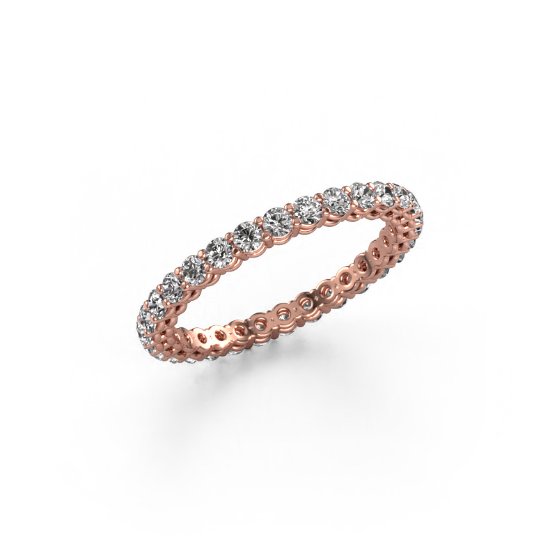 Image of Stackable ring Michelle full 2.0 585 rose gold Diamond 0.930 crt