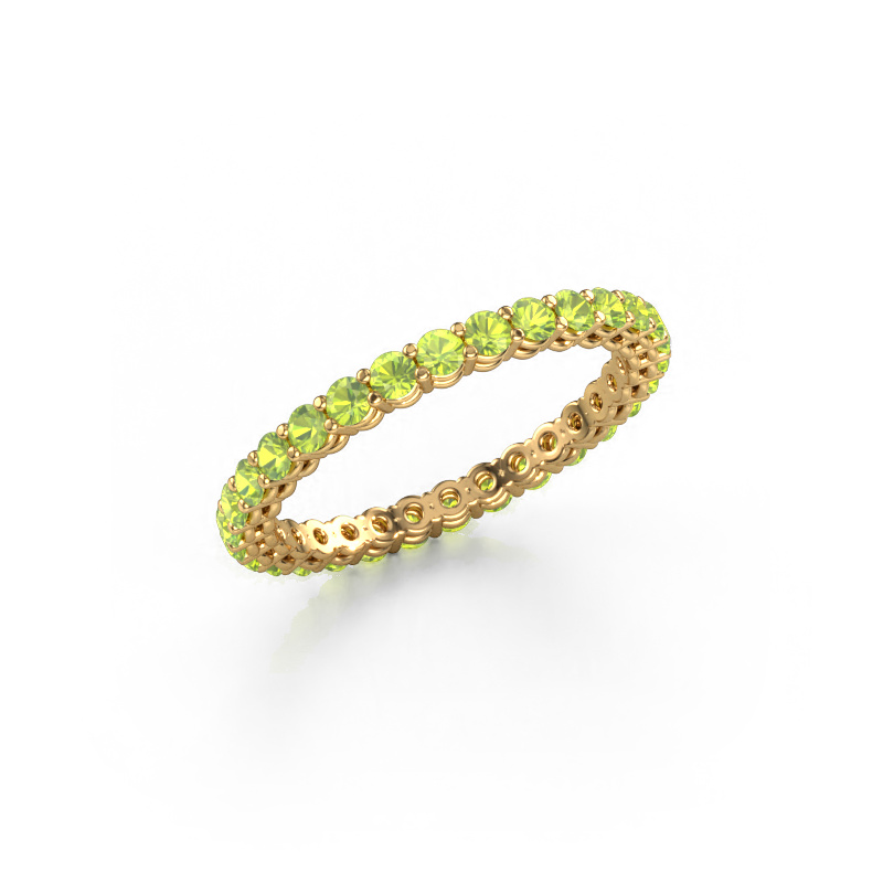 Bild von Vorsteckring Michelle full 2.0 585 Gold Peridot 2 mm