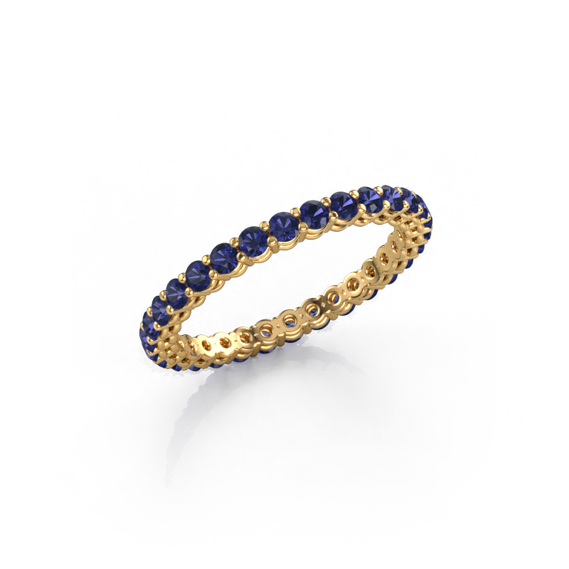 Image of Stackable ring Michelle full 2.0 585 gold Sapphire 2 mm