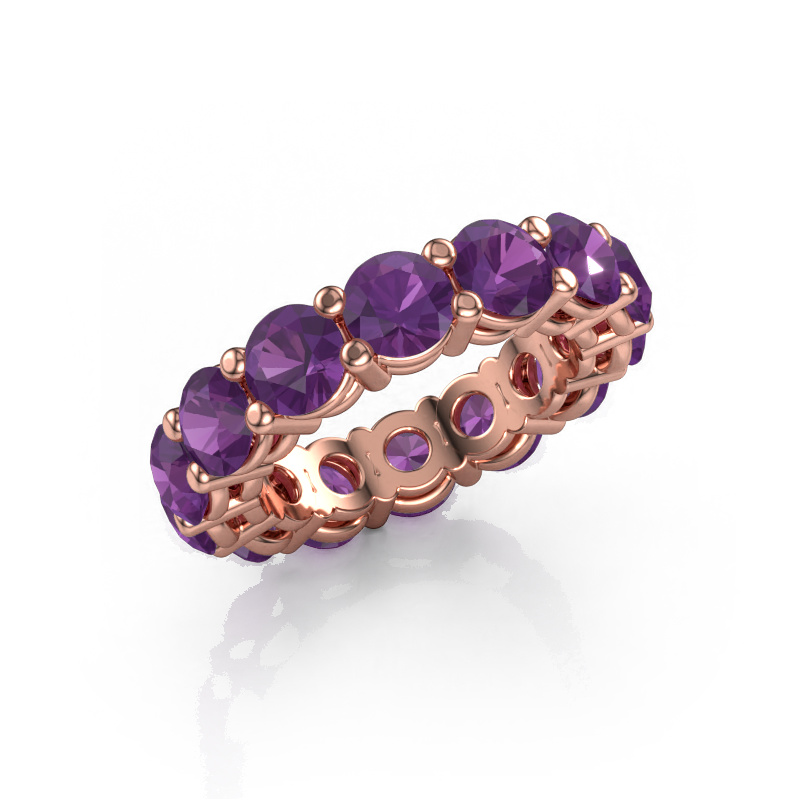 Bild von Vorsteckring Michelle full 5.0 585 Roségold Amethyst 5 mm