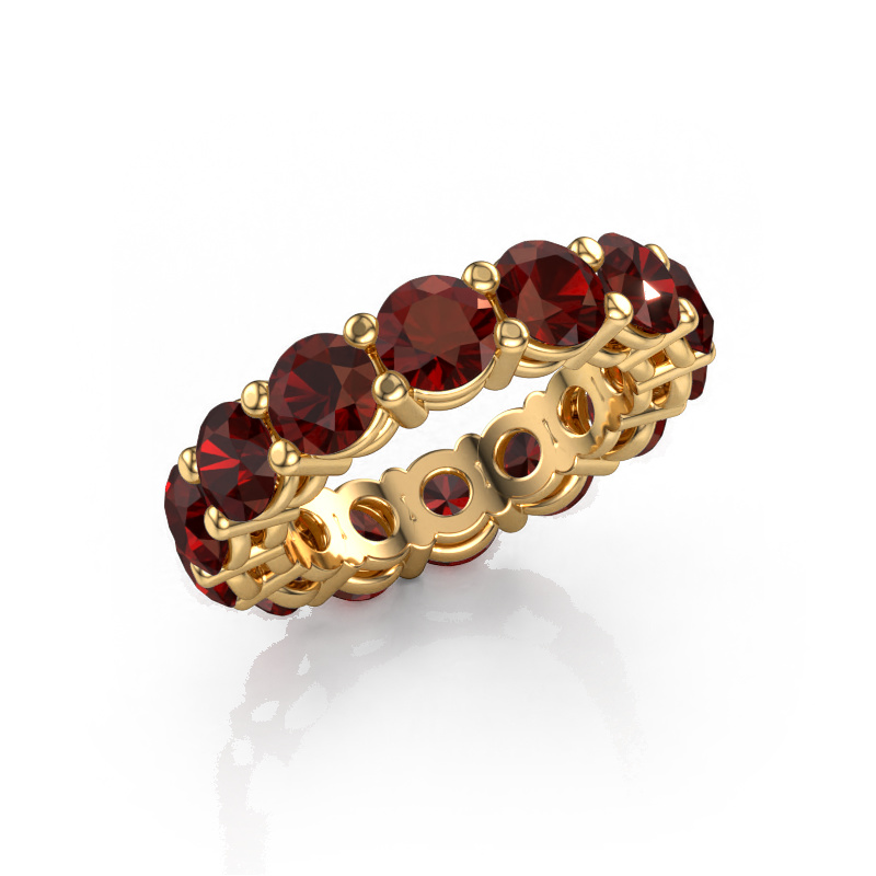 Image of Stackable ring Michelle full 5.0 585 gold Garnet 5 mm