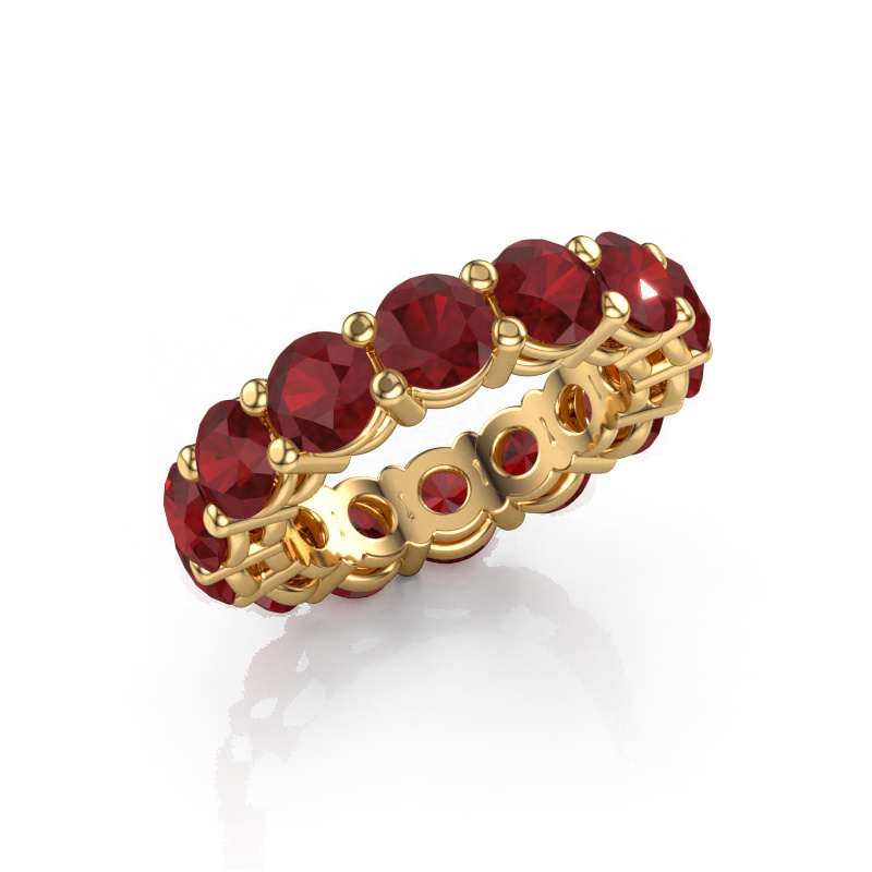 Image of Stackable ring Michelle full 5.0 585 gold Ruby 5 mm