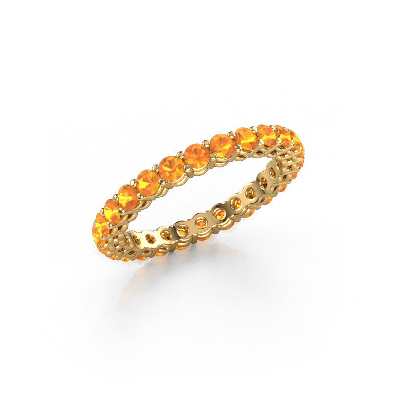 Image of Stackable ring Michelle full 2.4 585 gold Citrin 2.4 mm