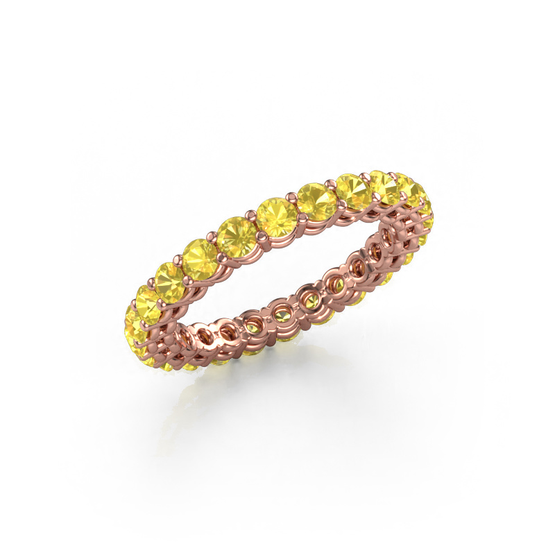Bild von Vorsteckring Michelle full 2.7 585 Roségold Gelb Saphir 2.7 mm