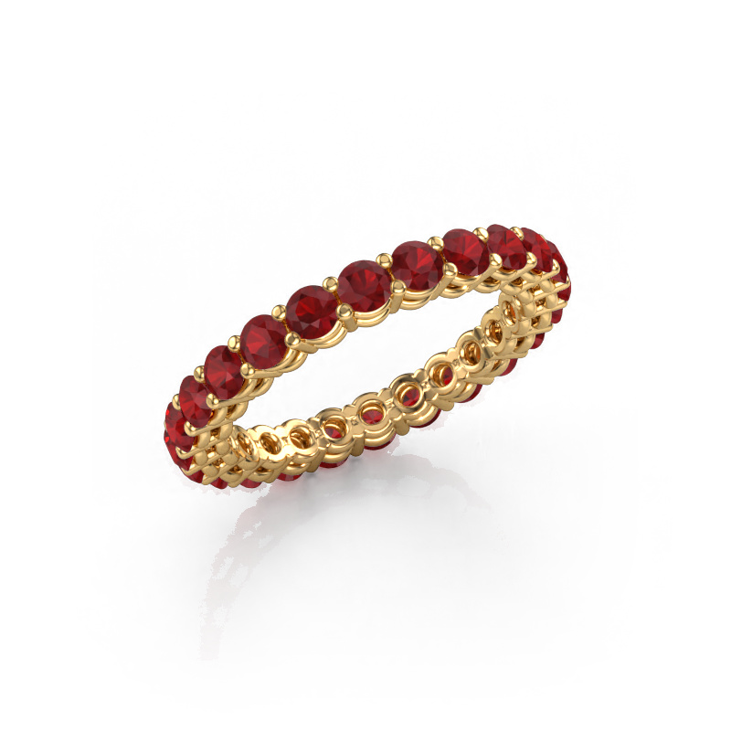 Image of Stackable ring Michelle full 2.7 585 gold Ruby 2.7 mm