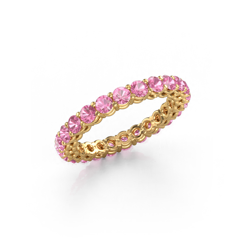 Image of Stackable ring Michelle full 2.7 585 gold Pink sapphire 2.7 mm