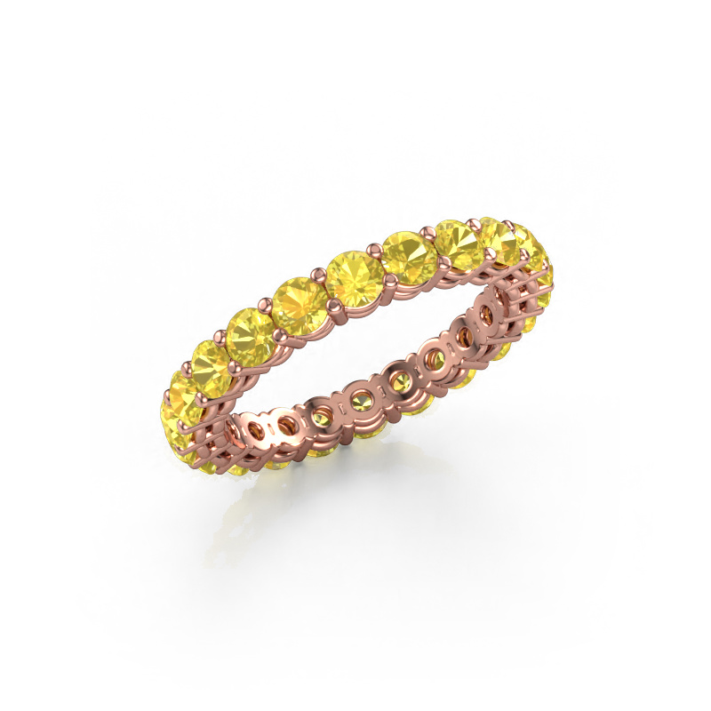 Bild von Vorsteckring Michelle full 3.0 585 Roségold Gelb Saphir 3 mm