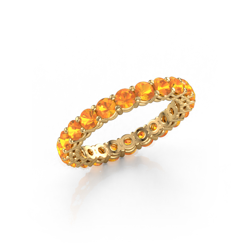Image of Stackable ring Michelle full 3.0 585 gold Citrin 3 mm