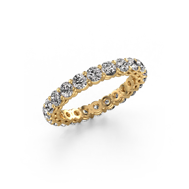 Image of Stackable ring Michelle full 3.0 585 gold Lab grown diamond 2.20 crt