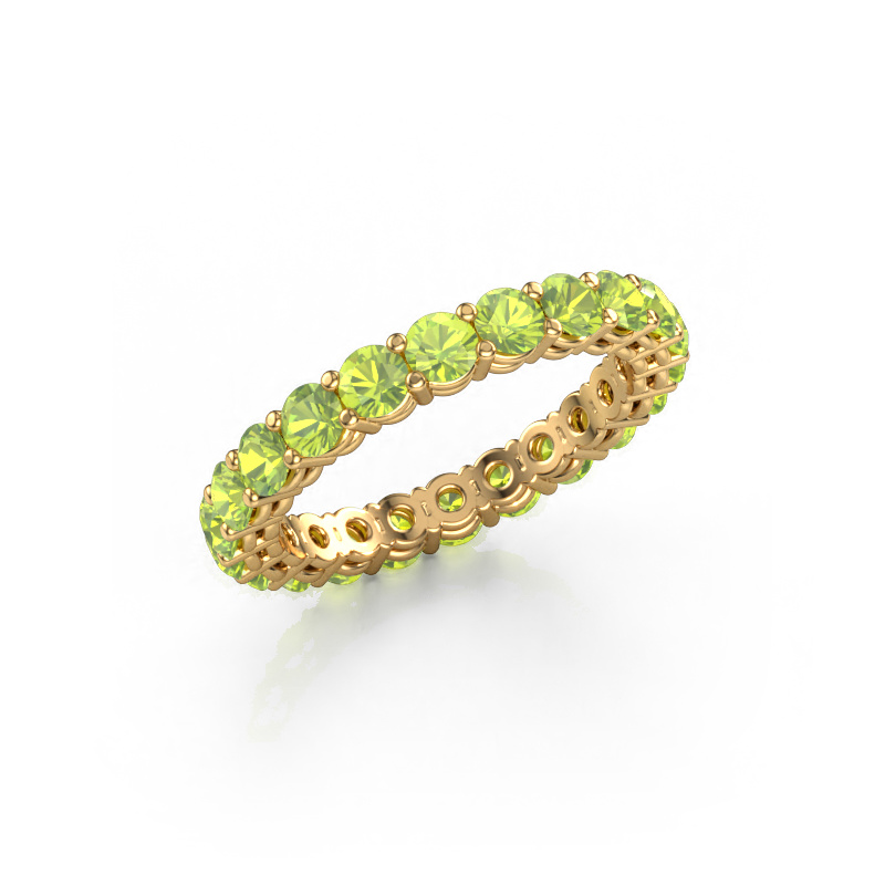 Bild von Vorsteckring Michelle full 3.0 585 Gold Peridot 3 mm