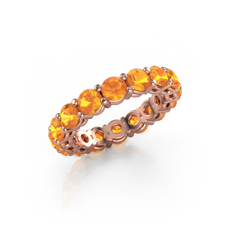 Bild von Vorsteckring Michelle full 4.0 585 Roségold Citrin 4 mm