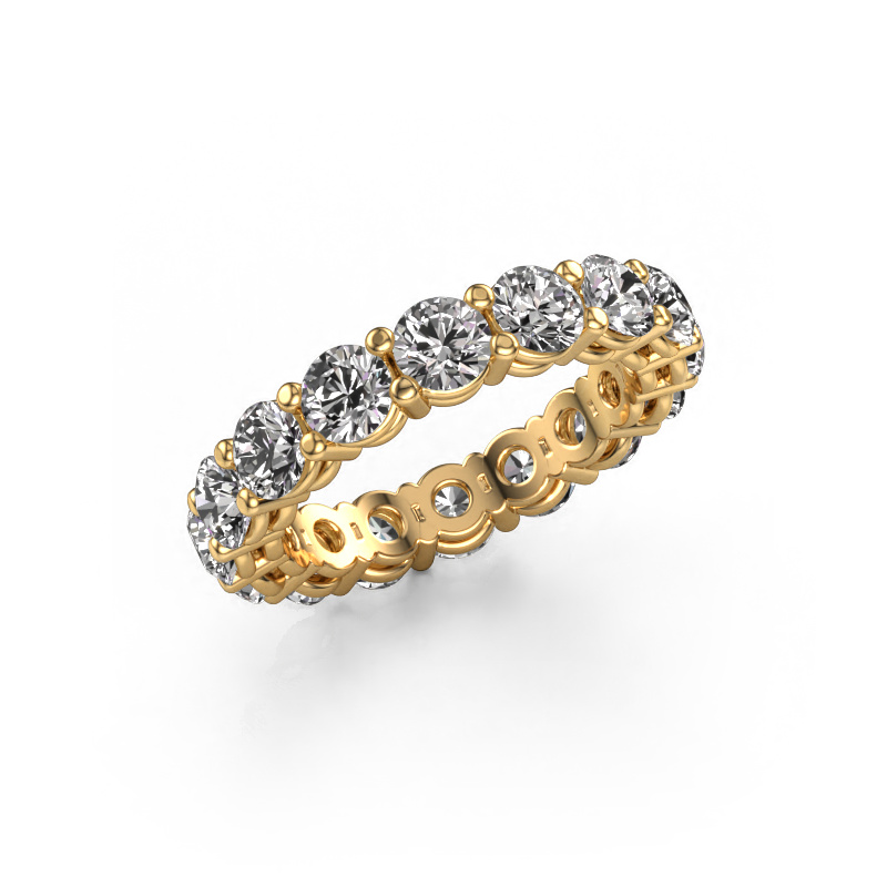 Image of Stackable ring Michelle full 4.0 585 gold Zirconia 4 mm
