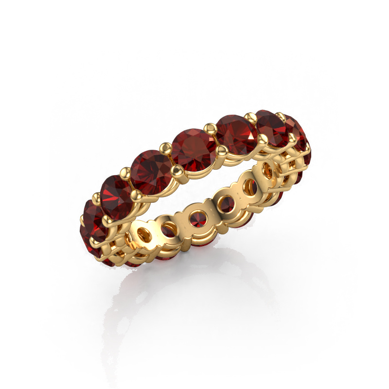 Bild von Vorsteckring Michelle full 4.2 585 Gold Granat 4.2 mm