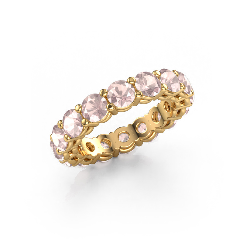 Image of Stackable ring Michelle full 4.2 585 gold Morganite champagne 4.2 mm