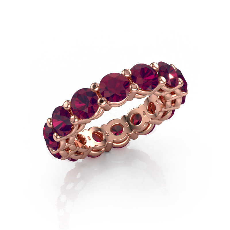 Image of Stackable ring Michelle full 4.7 585 rose gold Rhodolite 4.7 mm