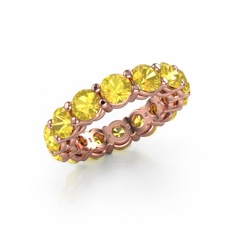 Bild von Vorsteckring Michelle full 4.7 585 Roségold Gelb Saphir 4.7 mm