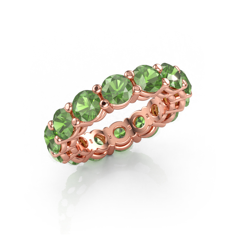 Immagine di Anello componibile Michelle full 4.7 585 oro rosa Tormalina verde 4.7 mm