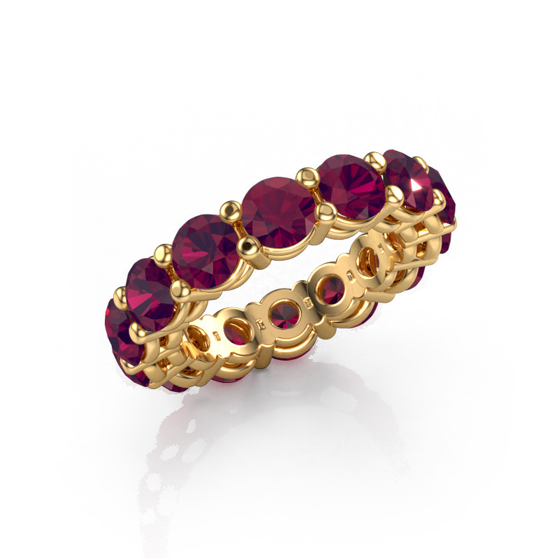 Image of Stackable ring Michelle full 4.7 585 gold Rhodolite 4.7 mm