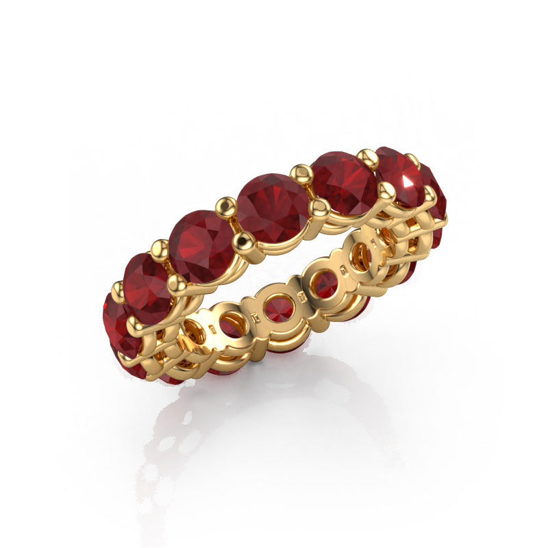 Image of Stackable ring Michelle full 4.7 585 gold Ruby 4.7 mm