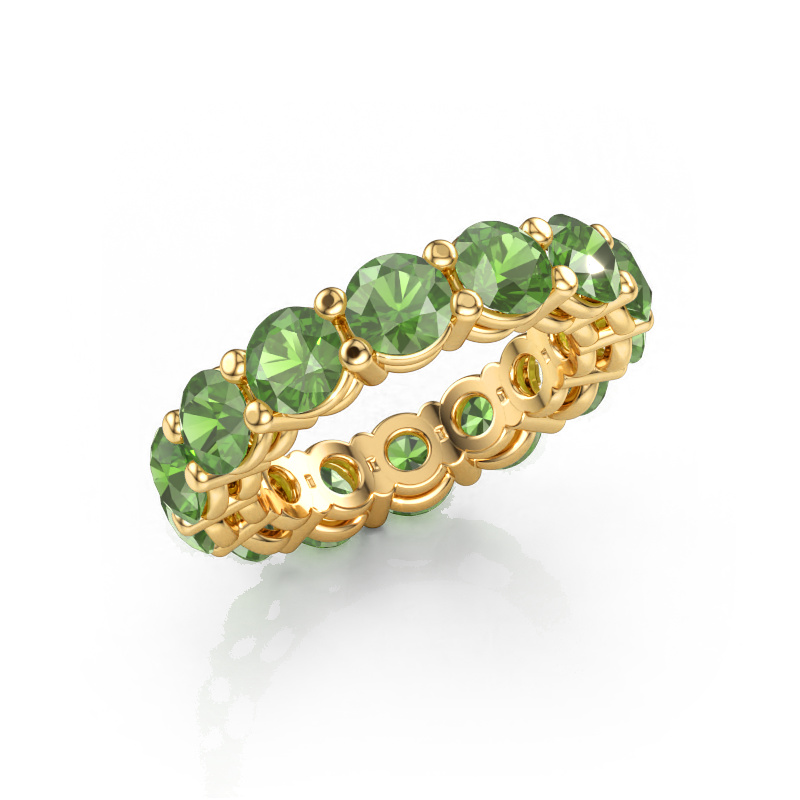 Bild von Vorsteckring Michelle full 4.7 585 Gold Turmalin grün 4.7 mm