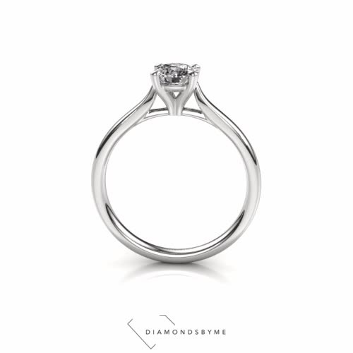Afbeelding van Verlovingsring Mignon rnd 1 585 rosé goud Diamant 0.60 crt