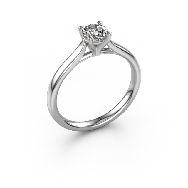 Afbeelding van Verlovingsring Mignon rnd 1 925 zilver Diamant 0.50 crt