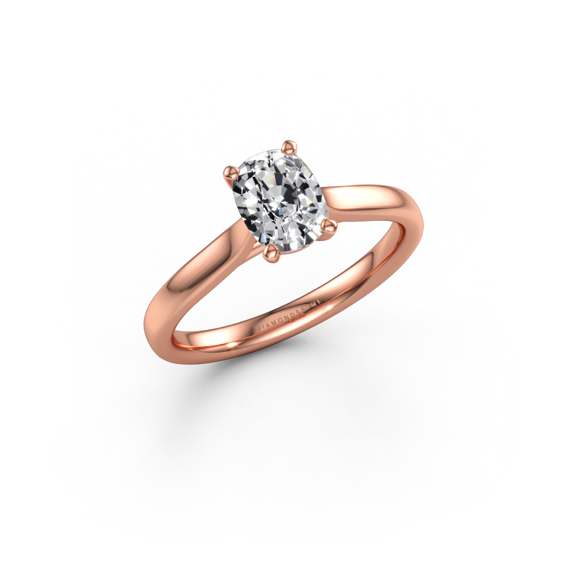 Immagine di Anello di fidanzamento Mignon CSH 1 585 oro rosa Diamante lab grown 1.00 crt