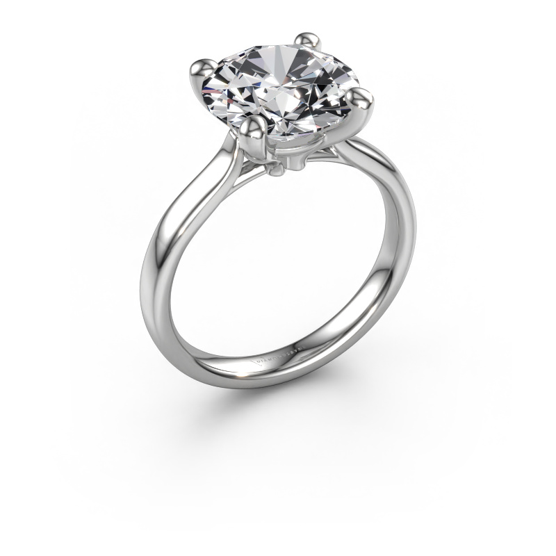 Image of Engagement ring Mignon RND 1 585 white gold Lab grown diamond 4.00 crt
