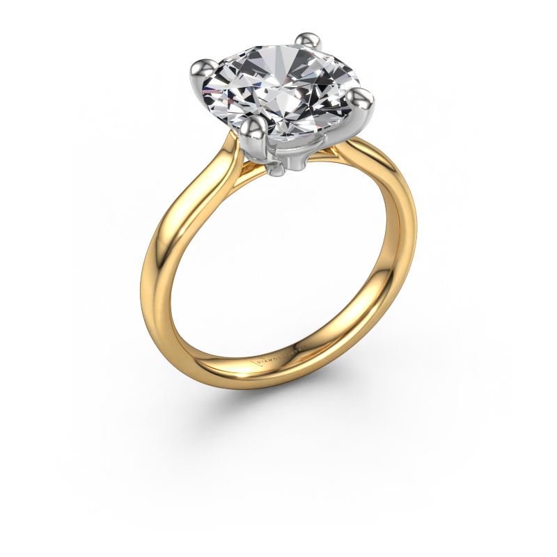 Image of Engagement ring Mignon RND 1 585 gold Lab grown diamond 4.00 crt