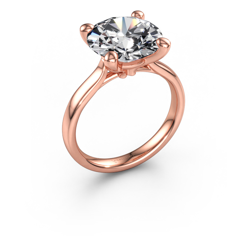 Bild av Förlovningsring Mignon RND 1 585 roséguld Labbodlad diamant 5.00 crt