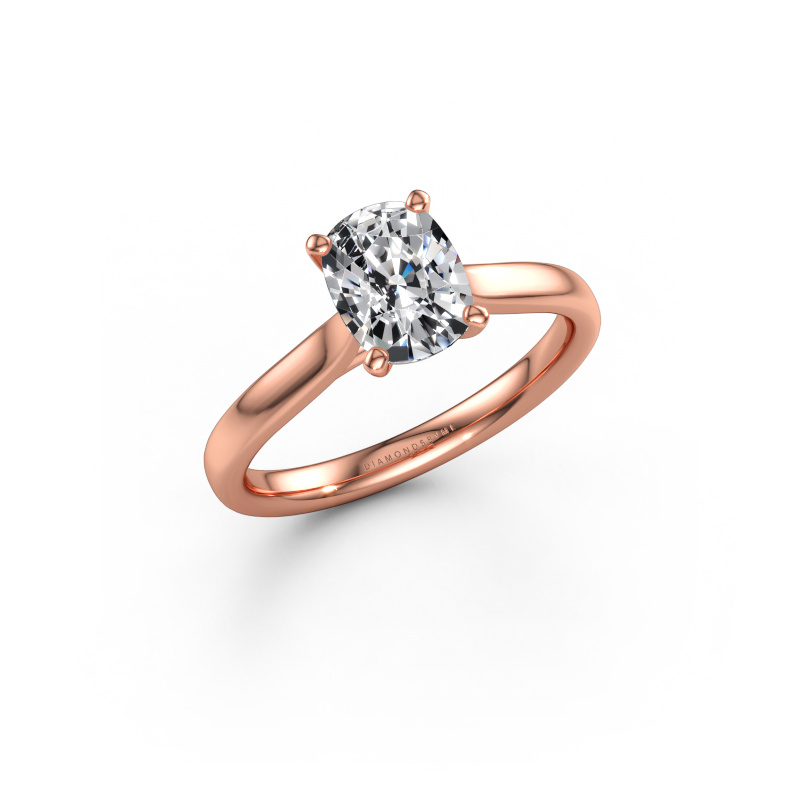 Immagine di Anello di fidanzamento Mignon CSH 1 585 oro rosa Diamante lab grown 1.25 crt