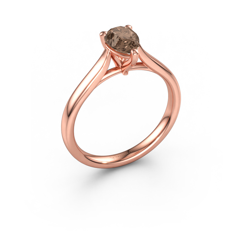 Image de Bague de fiançailles Mignon PER 1 585 or rose Diamant brun 0.65 crt