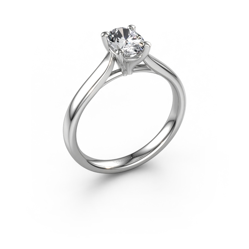 Bild von Verlobungsring Mignon OVL 1 950 Platin Diamant 0.70 crt