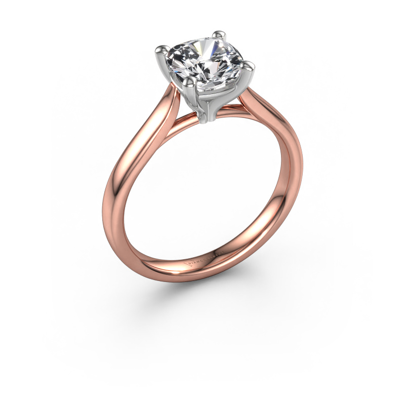 Bild von Verlobungsring Mignon cus 1 585 Roségold Lab-grown Diamant 1.50 crt