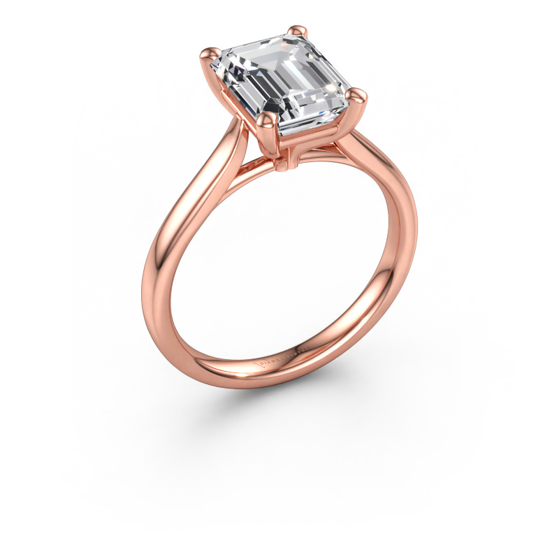 Immagine di Anello di fidanzamento Mignon EME 1 585 oro rosa Diamante 2.50 crt