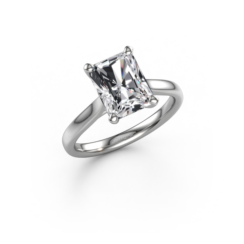 Image de Bague de fiançailles Mignon RAD 1 950 platine Diamant 2.50 crt