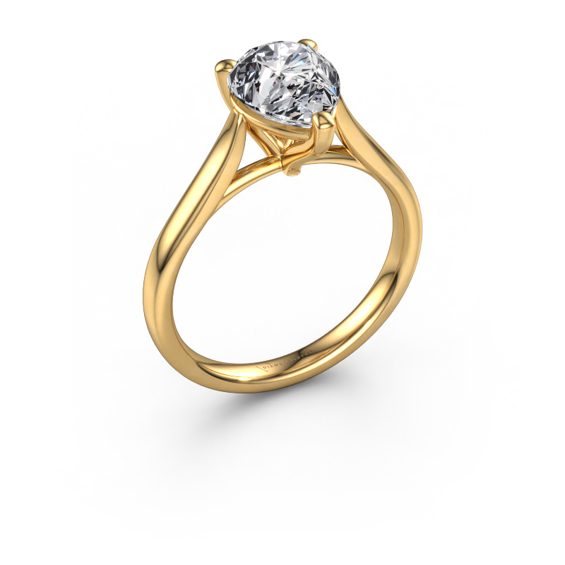 Image of Engagement ring Mignon PER 1 585 gold Lab grown diamond 2.10 crt