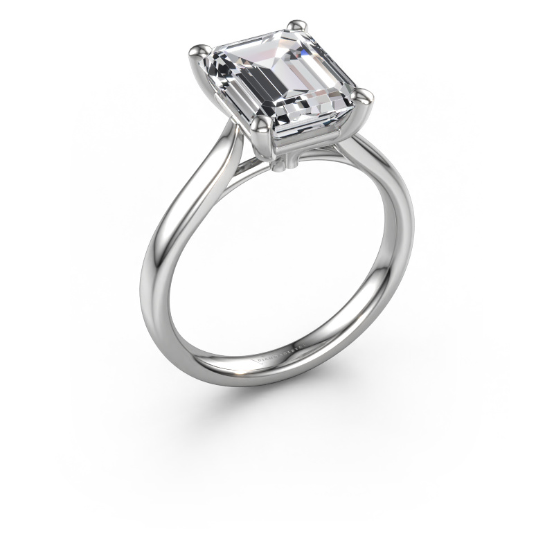 Image de Bague de fiançailles Mignon EME 1 585 or blanc Diamant synthétique 3.50 crt