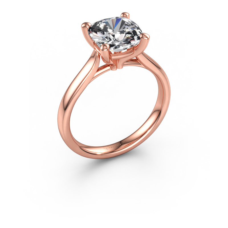Immagine di Anello di fidanzamento Mignon cus 1 585 oro rosa Diamante 2.50 crt