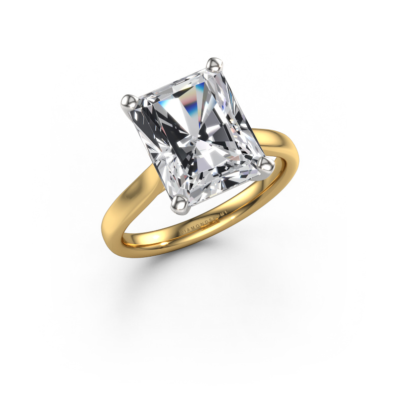 Image of Engagement ring Mignon RAD 1 585 gold Lab grown diamond 5.05 crt